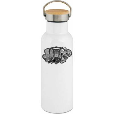 123TRIKO termoska Hip Hop graffiti, černý tisk 500 ml