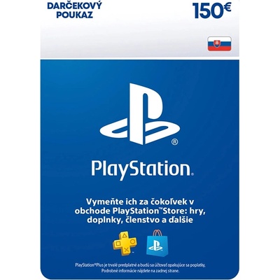 Playstation darčekový poukaz 150 € SK