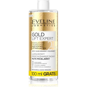 Eveline Cosmetics Gold Lift Expert почистваща мицеларна вода за зряла кожа 500ml