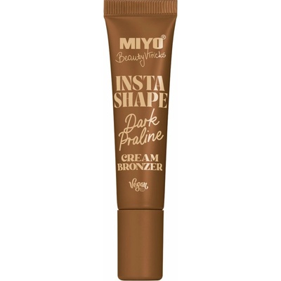 Miyo Insta Shape krémový bronzer na tvár dark praline 15 ml