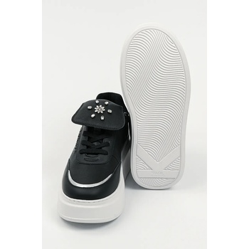 Karl Lagerfeld Кожени маратонки Karl Lagerfeld ANAKAPRI в черно KL63519S (KL63519S.000)