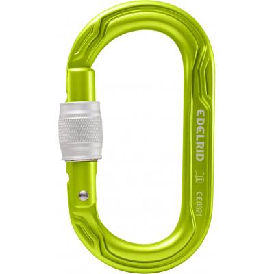Edelrid Винтов карабинер Edelrid Oval Power 2500 Screw II Screwgate carabiner - Oasis - размер Screw-Lock (322-0216-0211)