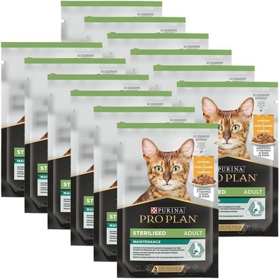 PRO PLAN PURINA PRO PLAN CAT STERILISED MAINTENANCE пакетче Пиле 12 x 85 г
