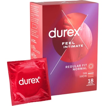 Durex Дюрекс Feel Intimate - тънкостенни презервативи (18 бр. )