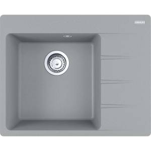 Franke Centro - Мивка от фрагранит CNG 611-62 TL/2, 62x50 см, сив камък 114.0637. 502 (114.0637.502) Мивка за вграждане