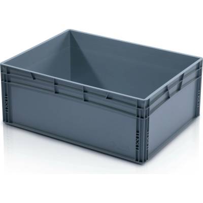 TBA Plastová Euro přepravka 800 x 600 x 320 cmmm plný úchyt