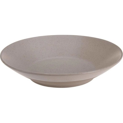 Siaki Collection Kameninový hluboký talíř Clay 21 cm béžový