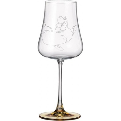 CRYSTALITE BOHEMIA BOHEMIA IDUNA AMBER SKLENICE NA VÍNO 6 x 500 ml