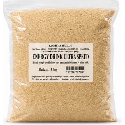 Krmiva Hulín Energy drink Ultra Speed pro psy 5 kg