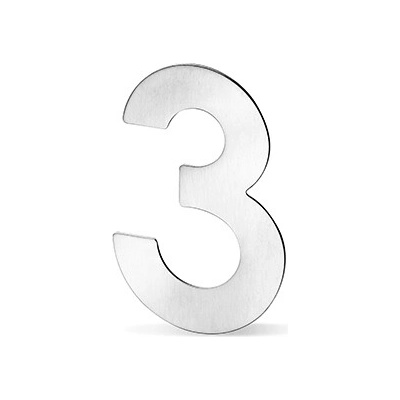 ACT SERVIS ACT - Domové čísla nerez 120mm Povrch: IN - nerez, Prevedenie: 3