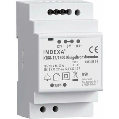 PENTATECH 32126 transformátor zvonku 8 V/AC, 12 V/AC