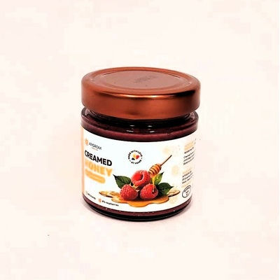Med krémový s malinami, 280 g