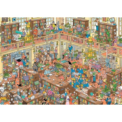Jumbo - Puzzle Jan van Haasteren: The Library XXL - 500 piese