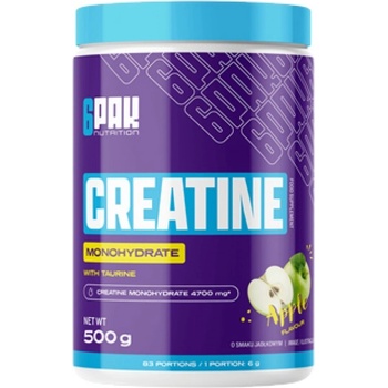 6PAK Nutrition Creatine Monohydrate [500 грама] Ябълка