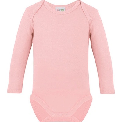 Link Kids Wear Detské body s dlhým rukávom Babypink