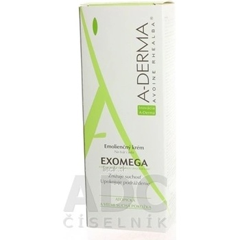 A-Derma Exomega krém pre veľmi suchú citlivú a atopickú pokožku D.E.F.I Emollient Cream 200 ml