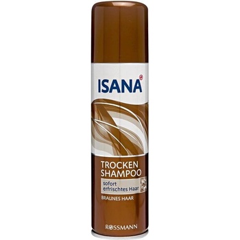 Isana suchý šampon pro hnědé vlasy 200 ml