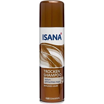 Isana suchý šampon pro hnědé vlasy 200 ml