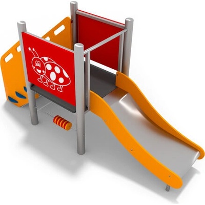 Playground System Herní sestava z nerezu se skluzavkou 11573