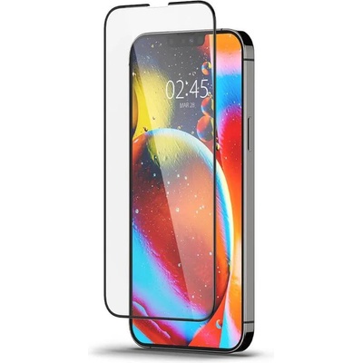 Spigen Стъклен Протектор за iPhone 14 Plus, Spigen Slim HD 5D Glass, Прозрачен (AGL03383)