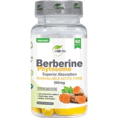 Grewia Berberine Phytosome Superior Absorption 500 mg [60 капсули]