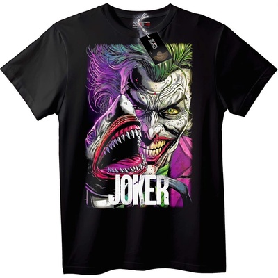 NOONEBRAND Тениска Джокер Акула - 7XL, Black