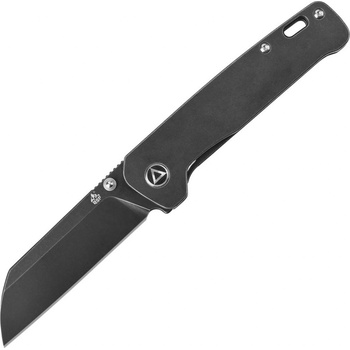 QSP Knife Penguin, Stonewash 154CM Blade, Titanium Handle QS130-O