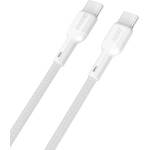 Dudao L9C Max 240W PD USB-C - USB-C 2m кабел - бял (L9CMAX_White 2M)