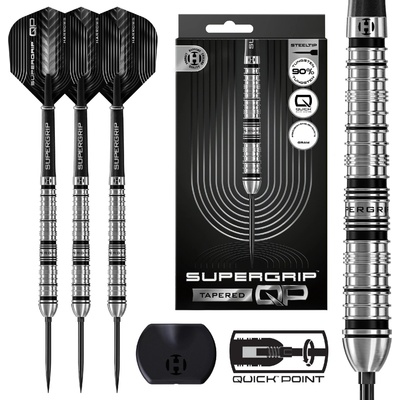 steel Harrows Supergrip Tapered 23g Quick Point 90% wolfram