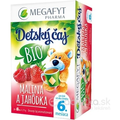 MEGAFYTBIO MALINA A JAHÔDKA ovocný 20 x 1,75 g