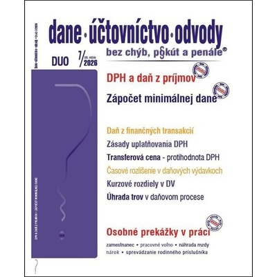 DUO 7/2026 DPH v zákone o dani z príjmov, Spôsob zápočtu minimálnej dane
