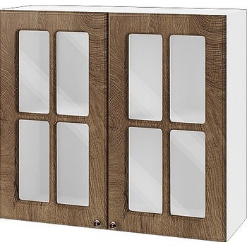 ИРИМ Горен кухненски шкаф Сити БФ-Дъб натурал-06-104 80 см