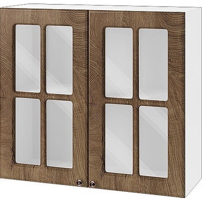 ИРИМ Горен кухненски шкаф Сити БФ-Дъб натурал-06-104 80 см