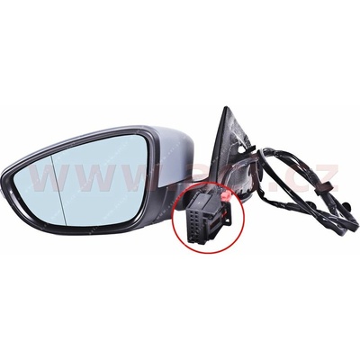 Vonkajšie zrkadlo VAN WEZEL 5849807 5849807