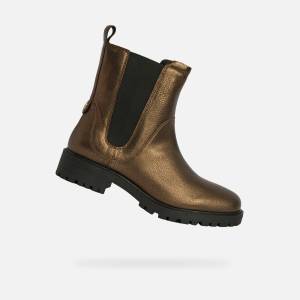 Geox Златисти дамски боти Geox Hoara Geox | Zlaten | ЖЕНИ | 36 1/2