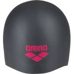 Arena Шапка за плуване Arena Long Hair Cap Swim cap - Asphalt / Pink - размер One Size (581-0228-0611)