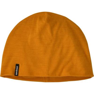 Patagonia Зимна шапка (beanie) Patagonia Overlook Merino Wool Liner Beanie - Autumn Orange - размер One Size (204-5996-1411)