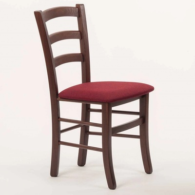 ITTC Stima Paysane s čalouněným sedákem Tmavě Hnědá / Lux bordo 15