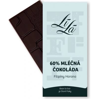 Líla mléčná čokoláda Filipíny Harana 60% 50 g