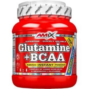 Amix Nutrition Глутамин + bcaa - Неовкусен / 500 г