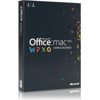 Microsoft Office:mac 2011 Home & Business ENG W6F-00202