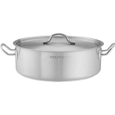 PRESTONA Hrnec nízký 8,8 l 320 mm z nerezové oceli s pokličkou 210125