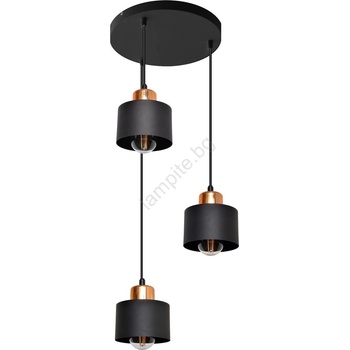 Helam Полилей на въже EDISON 3xE27/15W/230V (HE0893)