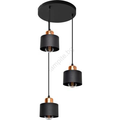 Helam Полилей на въже EDISON 3xE27/15W/230V (HE0893)