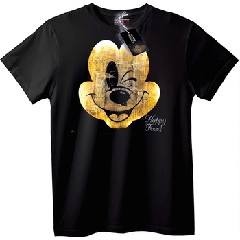 NOONEBRAND Тениска Mickey Mouse Щастливо Лице - XS, Black