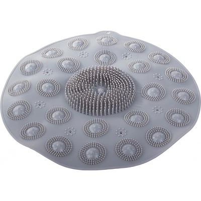 Verk 24150 Masážna podložka do sprchy na nohy sivá
