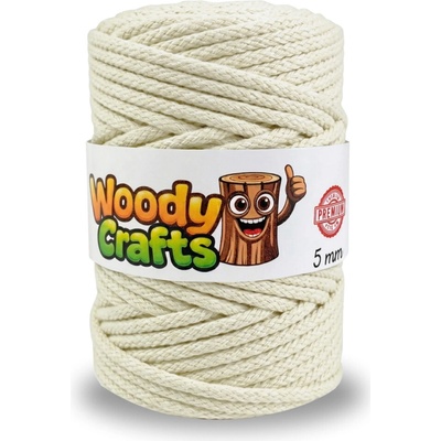 Woody Crafts Woody PREMIUM 5 mm (100m) - Přírodní (Natural)