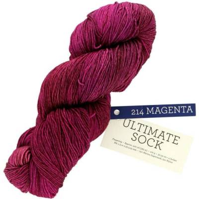 Malabrigo Ultimate Sock Magenta 214 fuchsiová