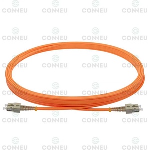 Conneu SC-SC дуплексна пач корда, мултимод OM2, 3 мм. , оранжева, Conneu (15 м) (CNFJ-SCSCOM2DOR3mm-15)
