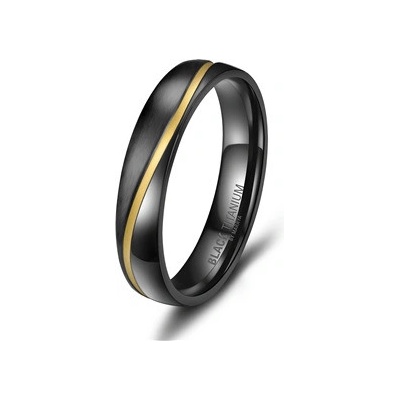 Marrya Snubní prsten BLACK TITANIUM BT 01P